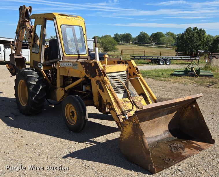 image for item EE7764 Oliver backhoe