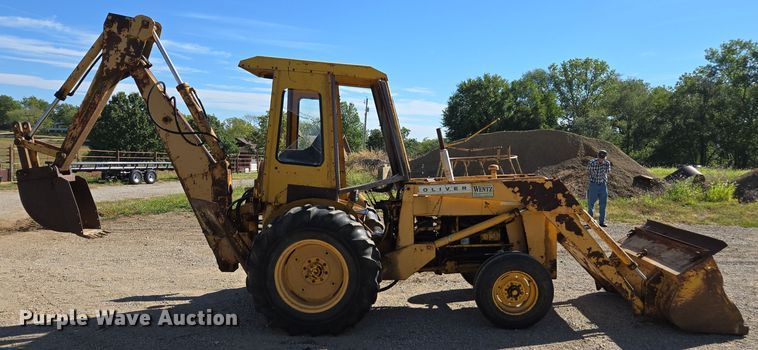 image for item EE7764 Oliver backhoe