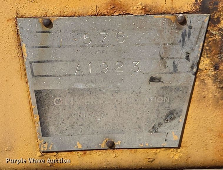 image for item EE7764 Oliver backhoe