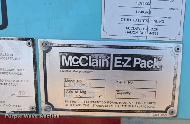 image for item EE7772 2010 International 7300 refuse truck