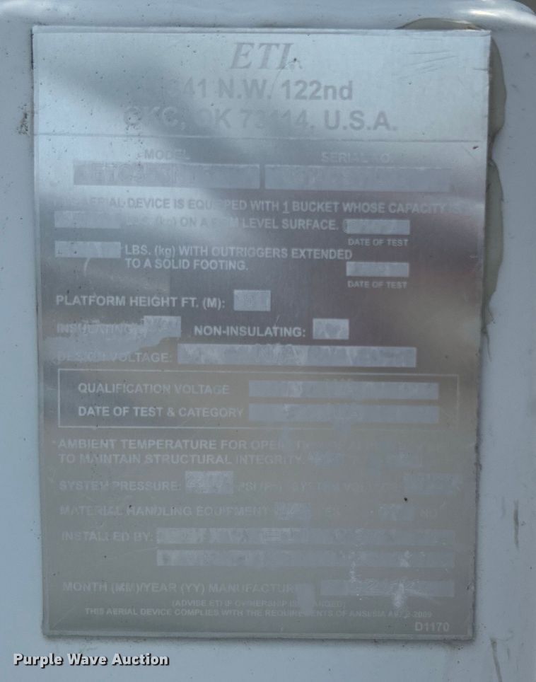 image for item EG0782 2014 Ford F450 Super Duty  bucket truck