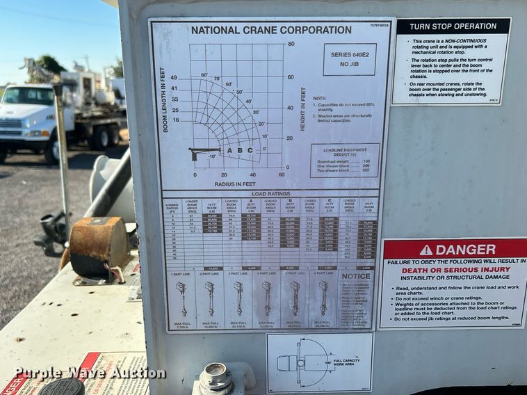 image for item EG1018 2011 Western Star 4900 crane truck