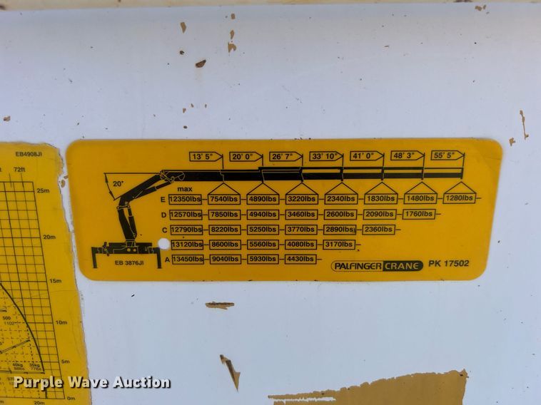 image for item EG1022 2005 International  7509 crane truck