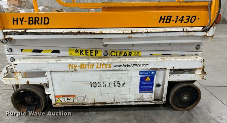 image for item EG6720 2015 Hy-Brid HB-1430 scissor lift