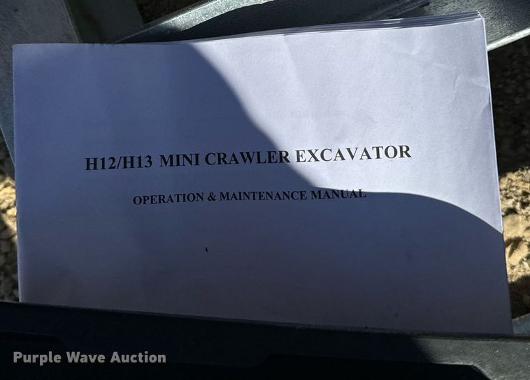 image for item EG6731 2024 AGT Industrial  H13R mini excavator