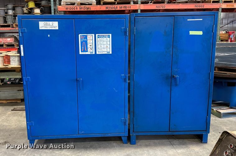 image for item EG6738 (2) storage cabinets 