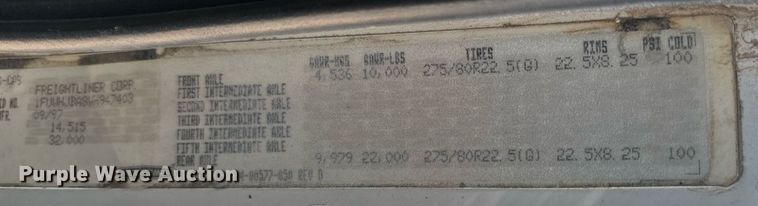 image for item EH6605 1998 Freightliner FL70 dump truck