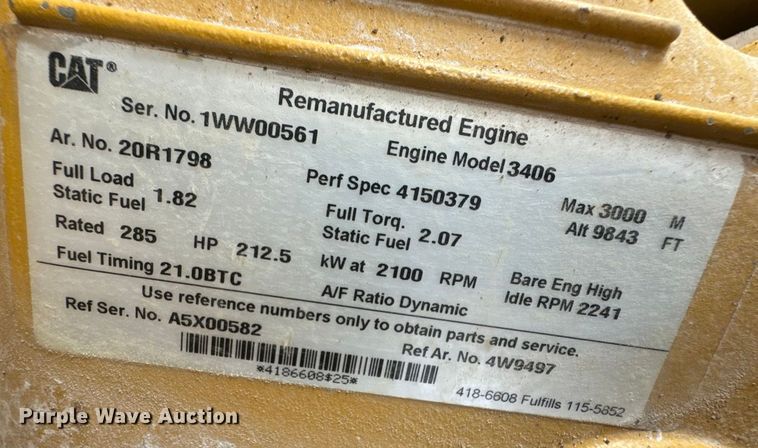 image for item EH7058 1989 Caterpillar D8N dozer