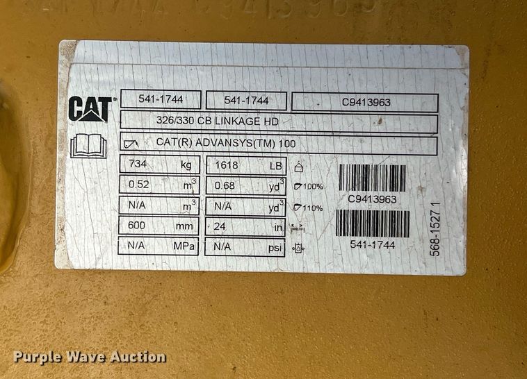 image for item EJ3020 Caterpillar  excavator bucket