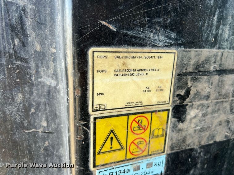 image for item EJ3024 2006 Caterpillar 963C track loader