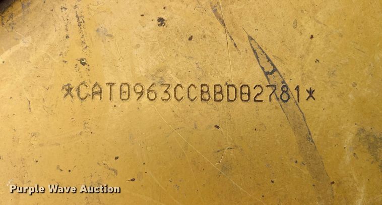 image for item EJ3024 2006 Caterpillar 963C track loader