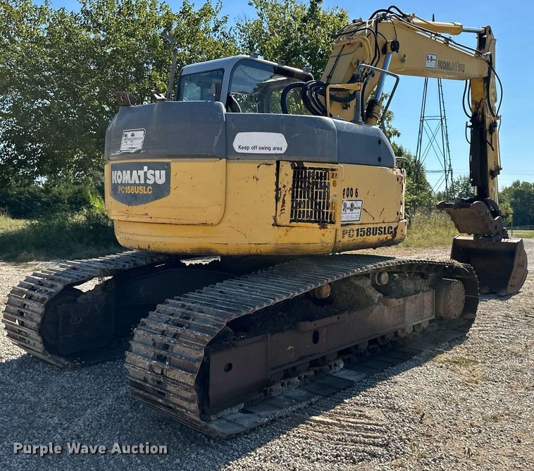 image for item EJ7235 2007 Komatsu PC158USLC excavator