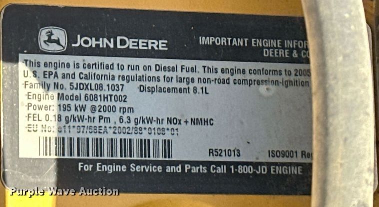 image for item EJ7239 2005 John Deere  330CLC excavator