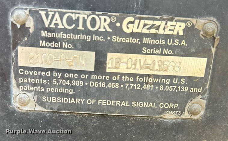 image for item EJ7251 2013 International  7600 sewer jetter truck