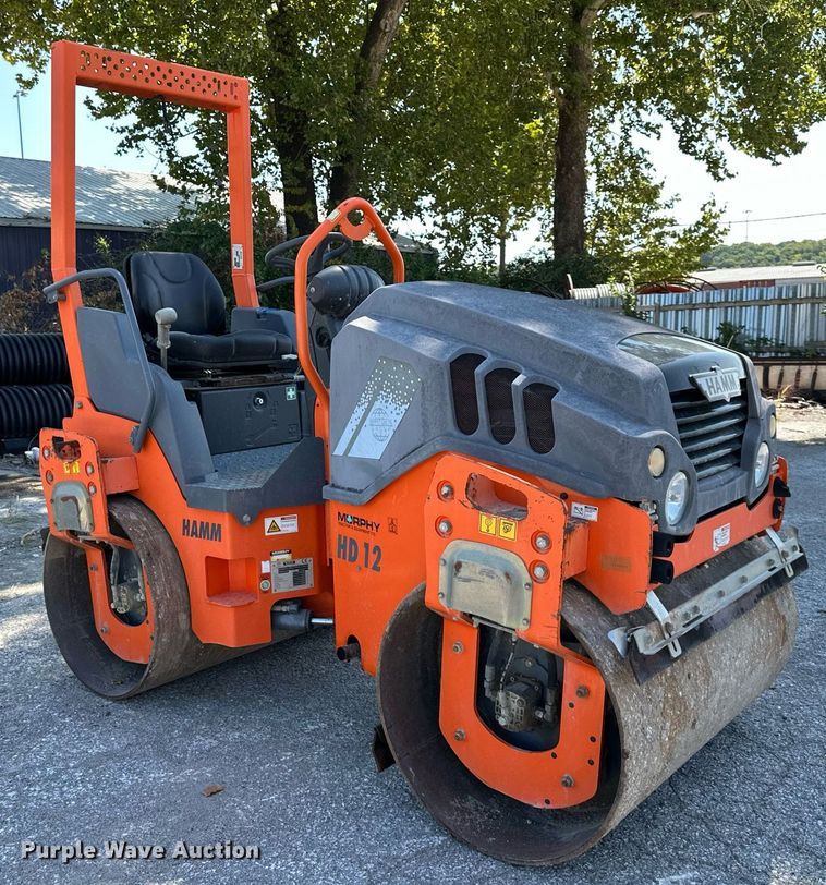image for item EJ7255 2011 Hamm HD12 double drum vibratory roller