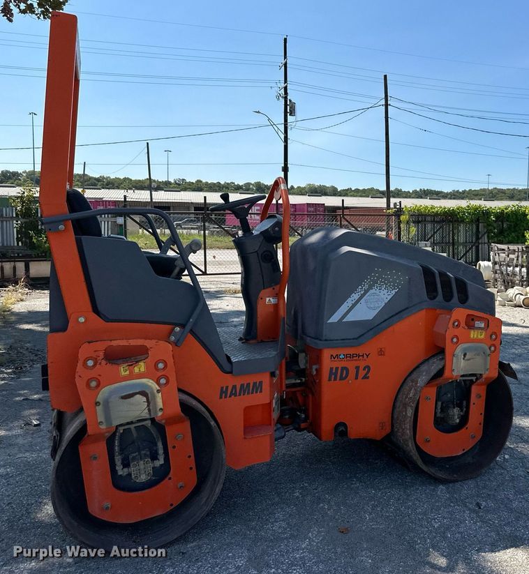 image for item EJ7255 2011 Hamm HD12 double drum vibratory roller