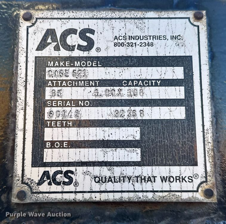 image for item EJ8976 1996 Case  621B wheel loader