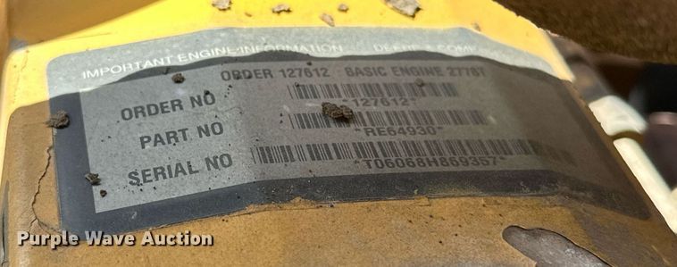 image for item EK0009 2001 John Deere 270LC excavator