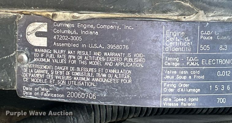 image for item EK3329 2007 Kenworth  T300 utility / service truck