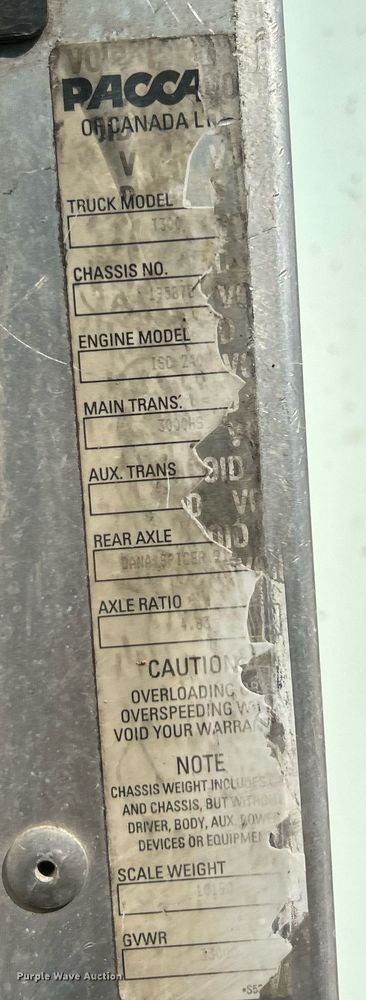 image for item EK3329 2007 Kenworth  T300 utility / service truck