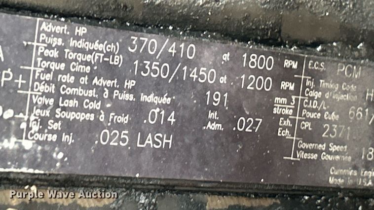 image for item EK3332 1999 Sterling  L9511 dump truck