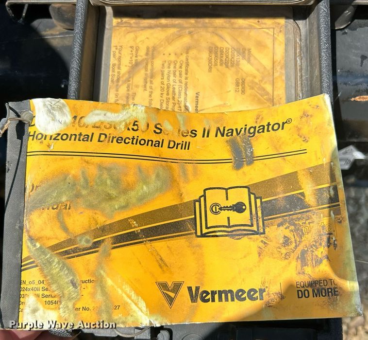 image for item EK3354 2015 Vermeer D24X40II directional boring unit