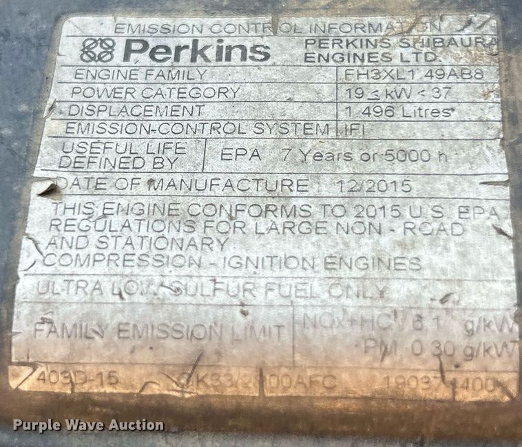 image for item EK3360 JCB 8029CTS mini excavator