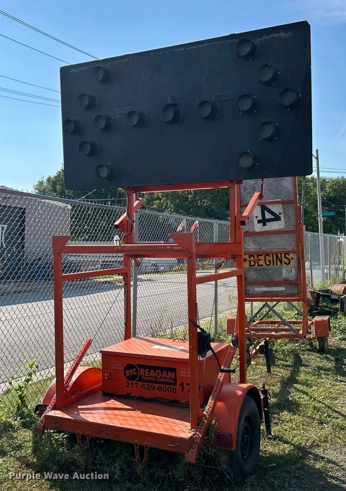 image for item EK3377 Speed limit sign trailer 