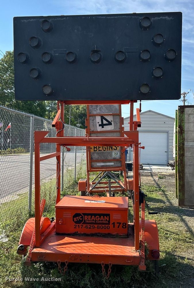 image for item EK3377 Speed limit sign trailer 