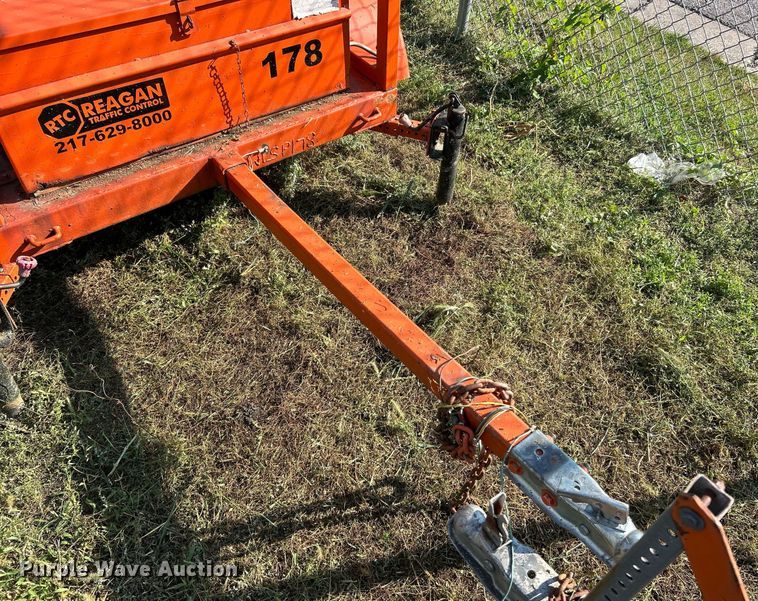 image for item EK3377 Speed limit sign trailer 