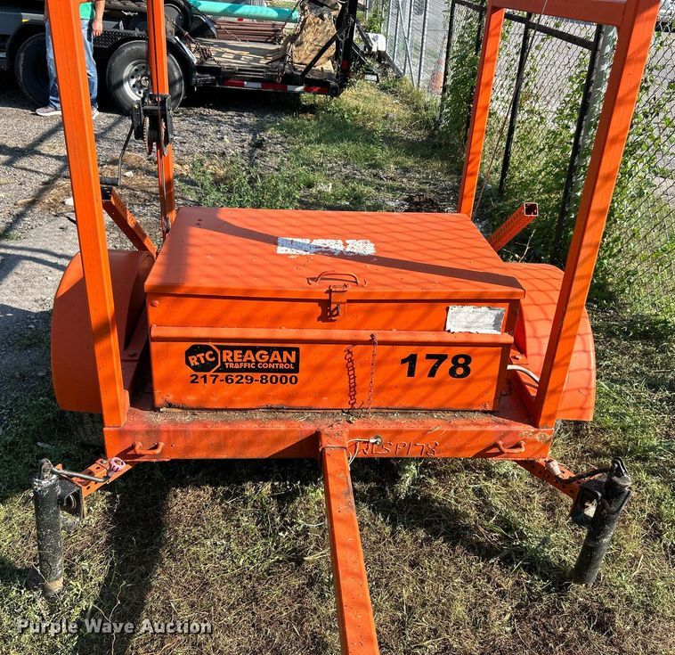 image for item EK3377 Speed limit sign trailer 