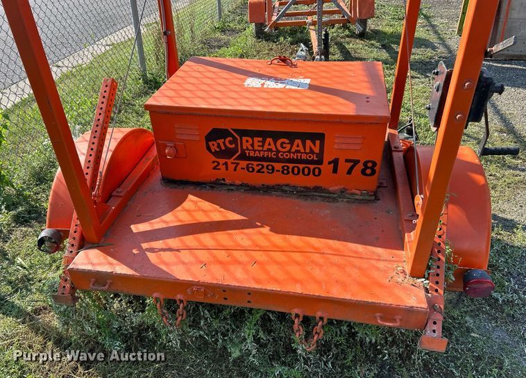 image for item EK3377 Speed limit sign trailer 