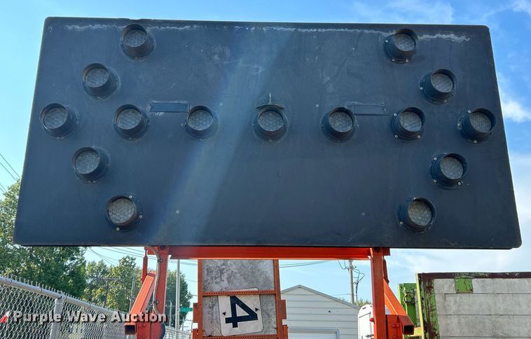 image for item EK3377 Speed limit sign trailer 