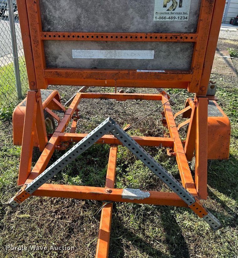 image for item EK3377 Speed limit sign trailer 