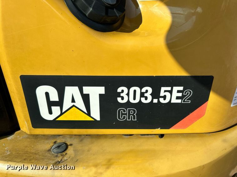 image for item EK3378 2017 Caterpillar  303.5E2 CR mini excavator