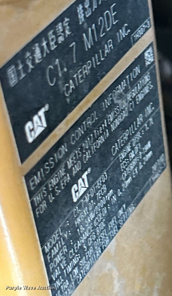 image for item EK3378 2017 Caterpillar  303.5E2 CR mini excavator