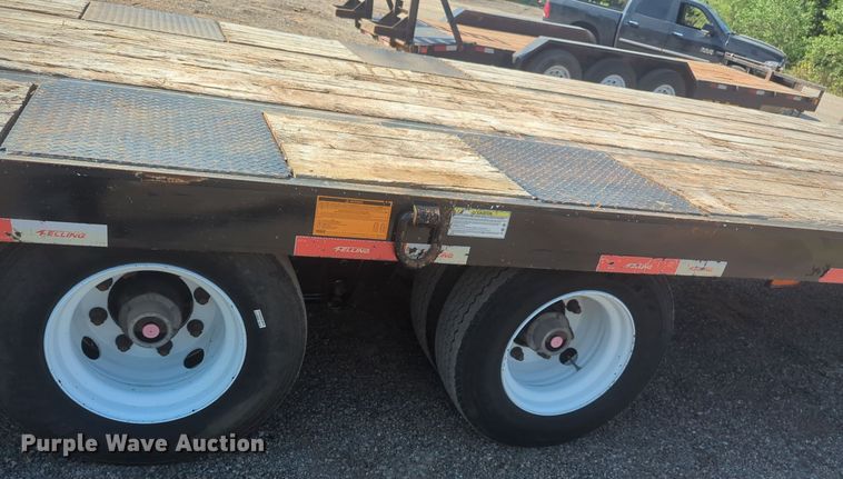 image for item EQ2149 2021 Felling FT-45-2TA tilt deck equipment trailer