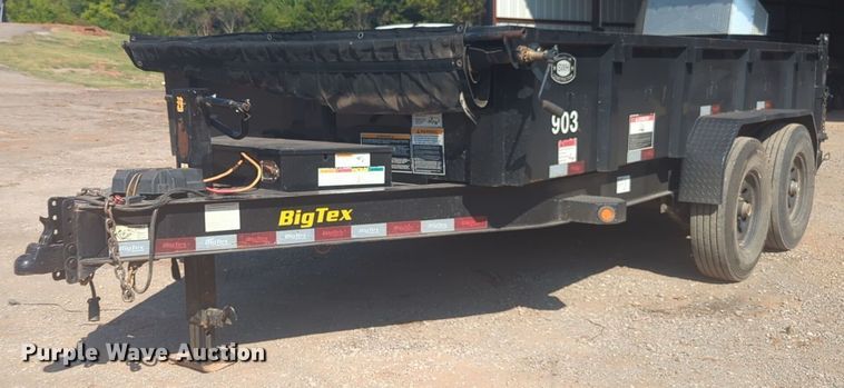 image for item EQ2150 2020 Big Tex 14LP-14BK6SIRPD dump trailer