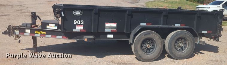 image for item EQ2150 2020 Big Tex 14LP-14BK6SIRPD dump trailer