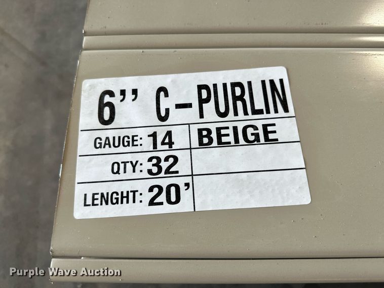 image for item IB9488 (32) Doerksen Metal Components C-Purlin 