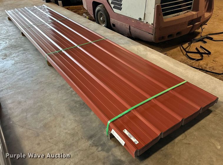 image for item IB9492 (100) sheets of metal siding/roofing 
