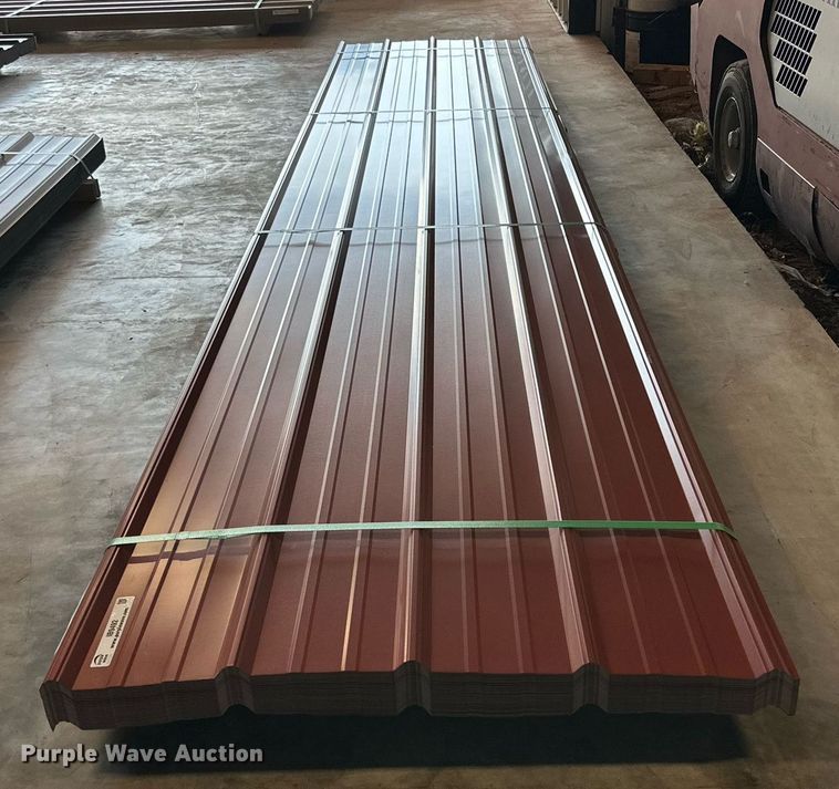 image for item IB9492 (100) sheets of metal siding/roofing 