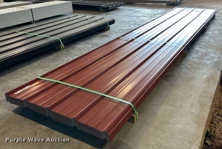 image for item IB9492 (100) sheets of metal siding/roofing 