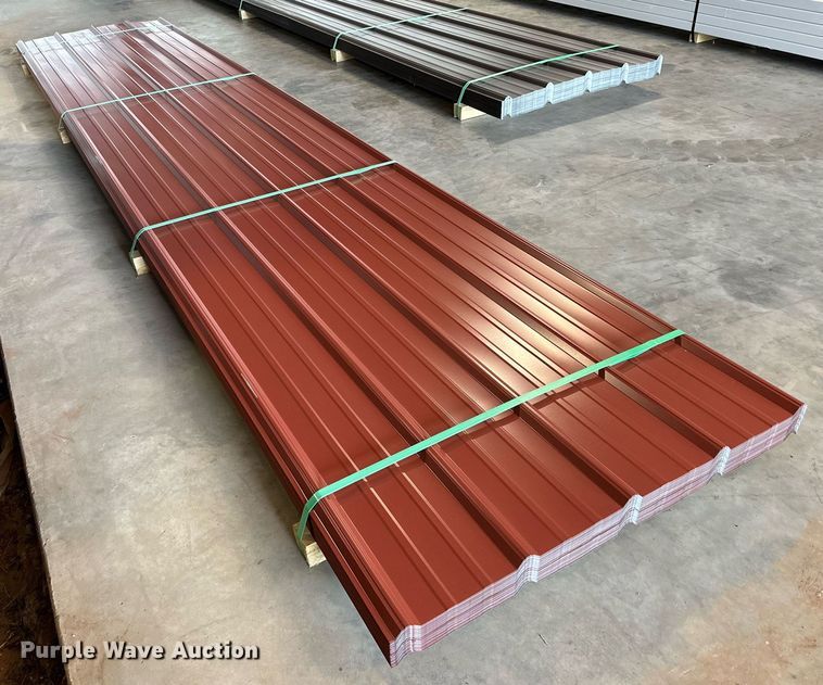 image for item IB9492 (100) sheets of metal siding/roofing 