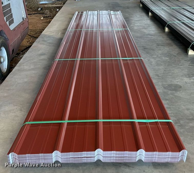 image for item IB9492 (100) sheets of metal siding/roofing 