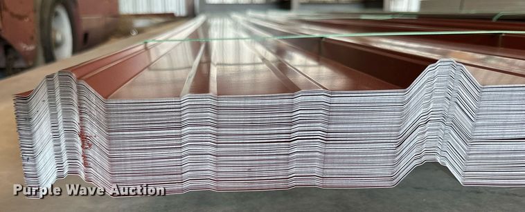 image for item IB9492 (100) sheets of metal siding/roofing 
