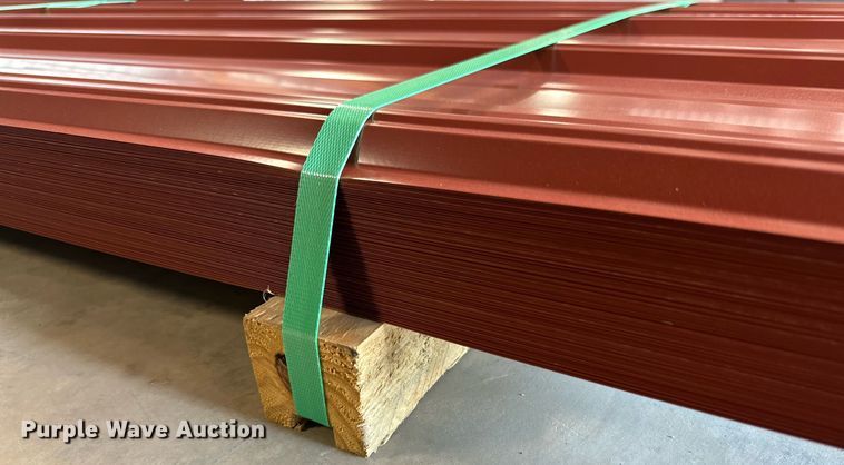 image for item IB9492 (100) sheets of metal siding/roofing 
