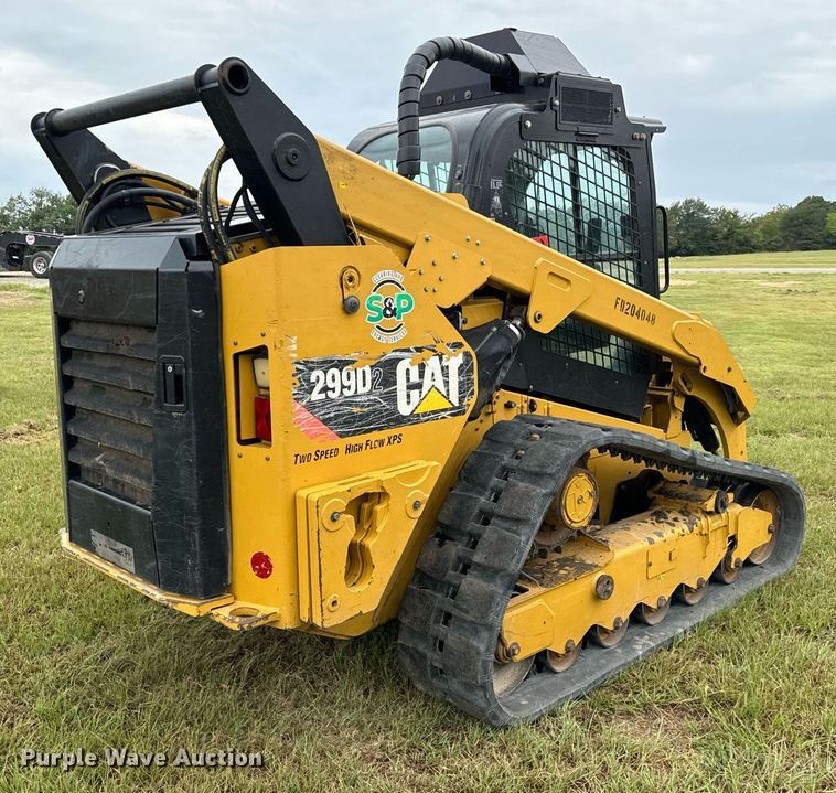 image for item IE9068 2018 Caterpillar  299D2 tracked skid steer loader