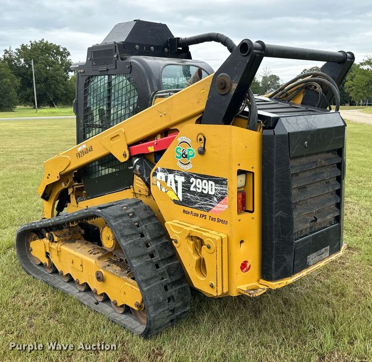 image for item IE9068 2018 Caterpillar  299D2 tracked skid steer loader