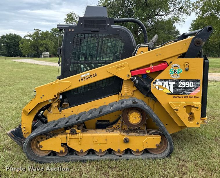 image for item IE9068 2018 Caterpillar  299D2 tracked skid steer loader
